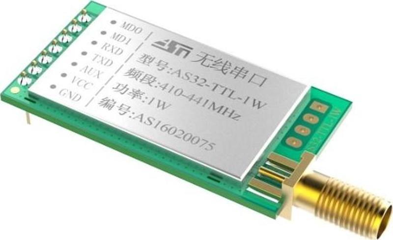 AS32-TTL-1W 433mhz 1W 30dBm 8000m LoRa Sx1278 ASHINING AS32-TTL-1W kablosuz RF verici alıcı modülü