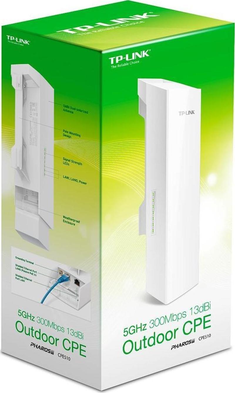 CPE510 Outdoor 300 Mbps 13dBi Dış Mekan Access Point
