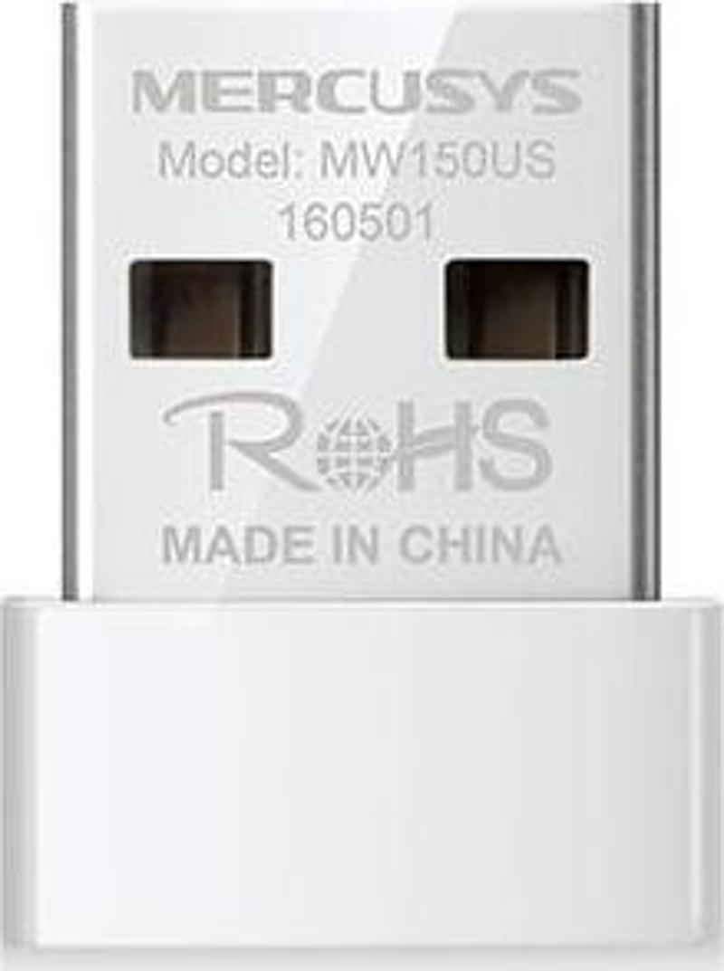 Mercusys MW150US 150 Mbps Nano Kablosuz USB Adaptör