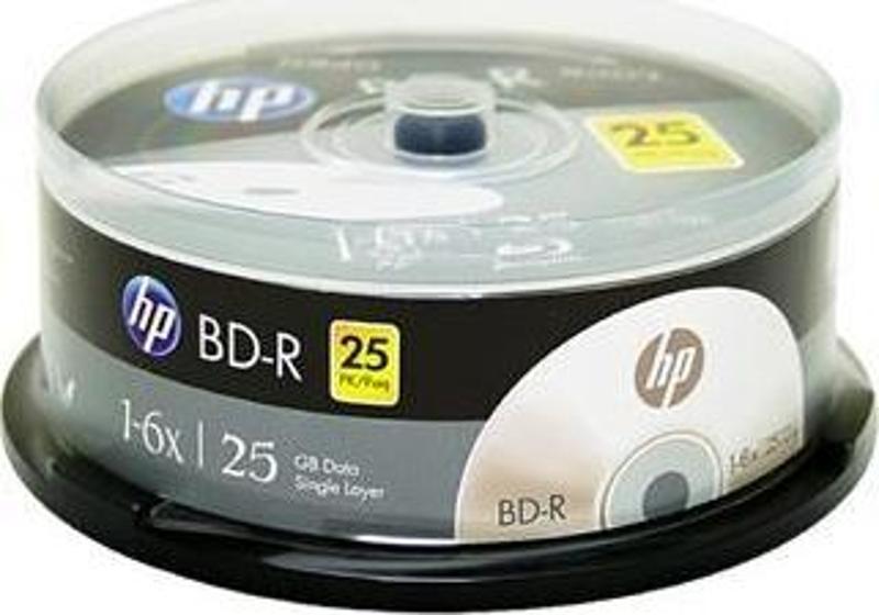 Blu-Ray BD-R 6X 25GB 25Li Cake Box Printable