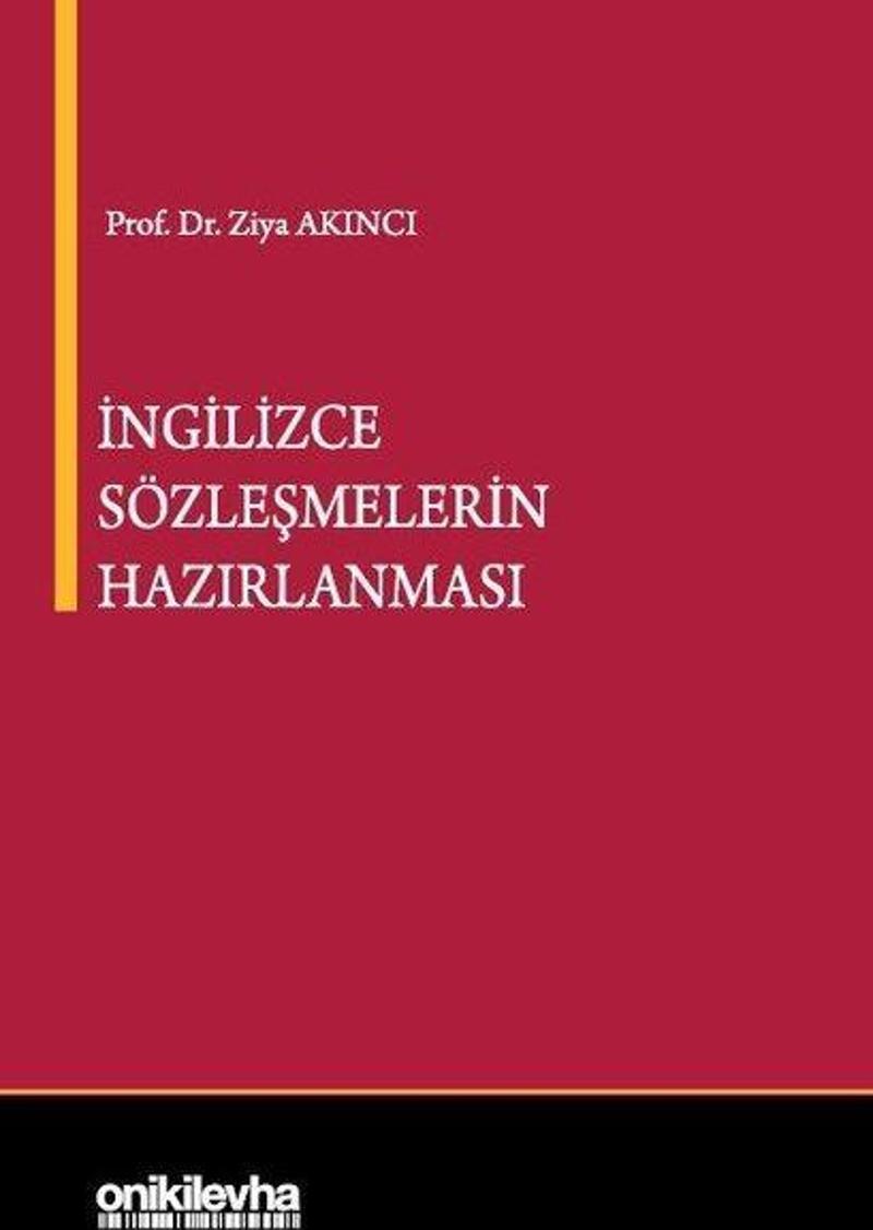 İngilizce Sözleşmelerin Hazırlanması