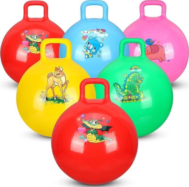 Zıpzıp Pilates Topu Zıp Zıp Top Çocuk Oyuncak Zıplama Topu(Desen Karışık)