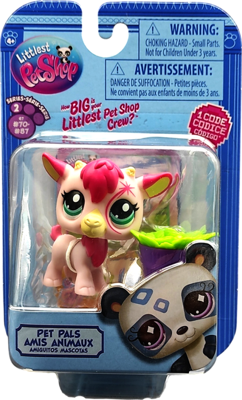Littlest Pet Shop Tekli Figür 00522 G7#84 PEMBE KEÇİ