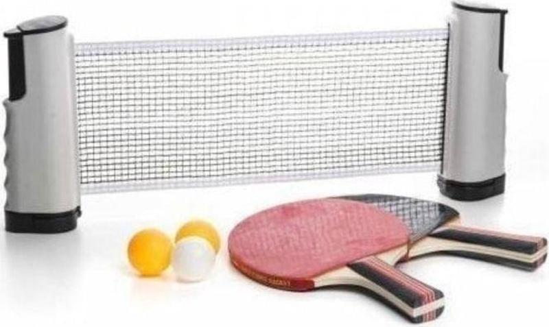 Pratik Masa Tenisi Seti 2 Raket Ve 3 Top Portatif Masa Tenis Seti