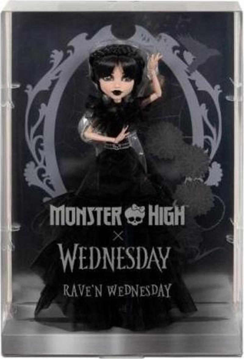 Monster High Wednesday Balo Elbiseli Bebek HXJ03