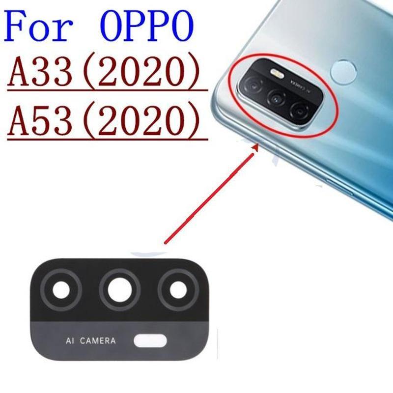 Tkgz Tkgz OPPO A53 Arka Kamera Camı Lens Yapışkanlı