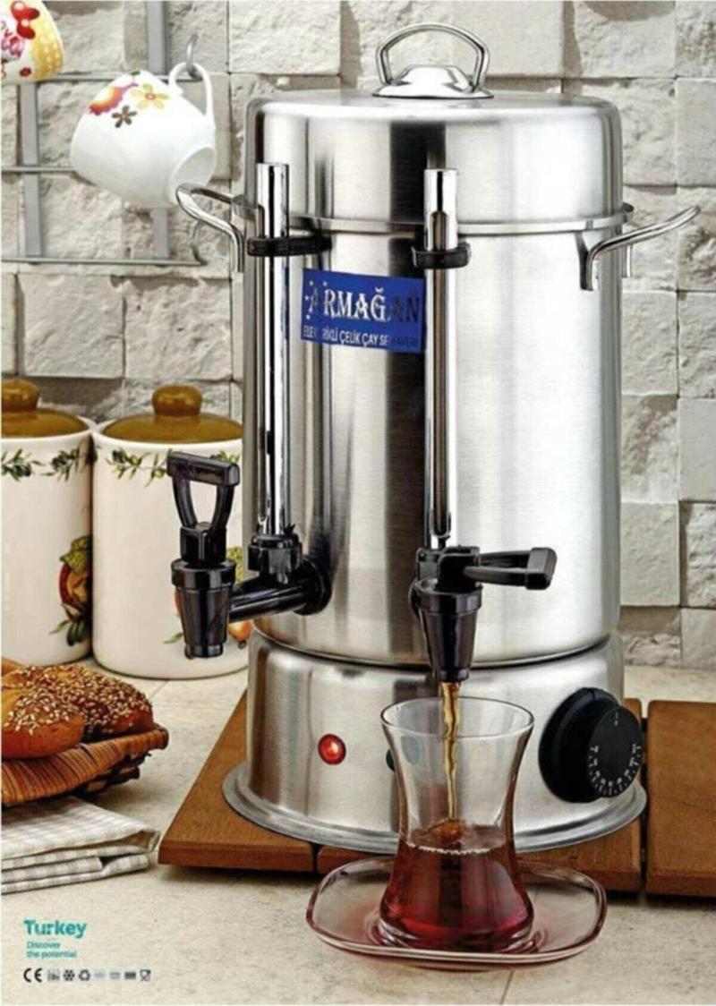 J300 40 Bardak Çay Makinesi Çay Otomatı - Yeni Model Gizli Rezistans