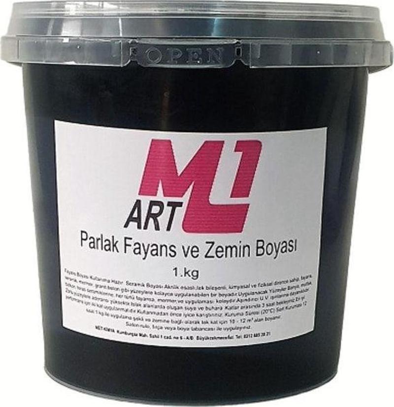 Parlak Fayans Ve Zemin Boyası 1.Kg Solvent Bazlı