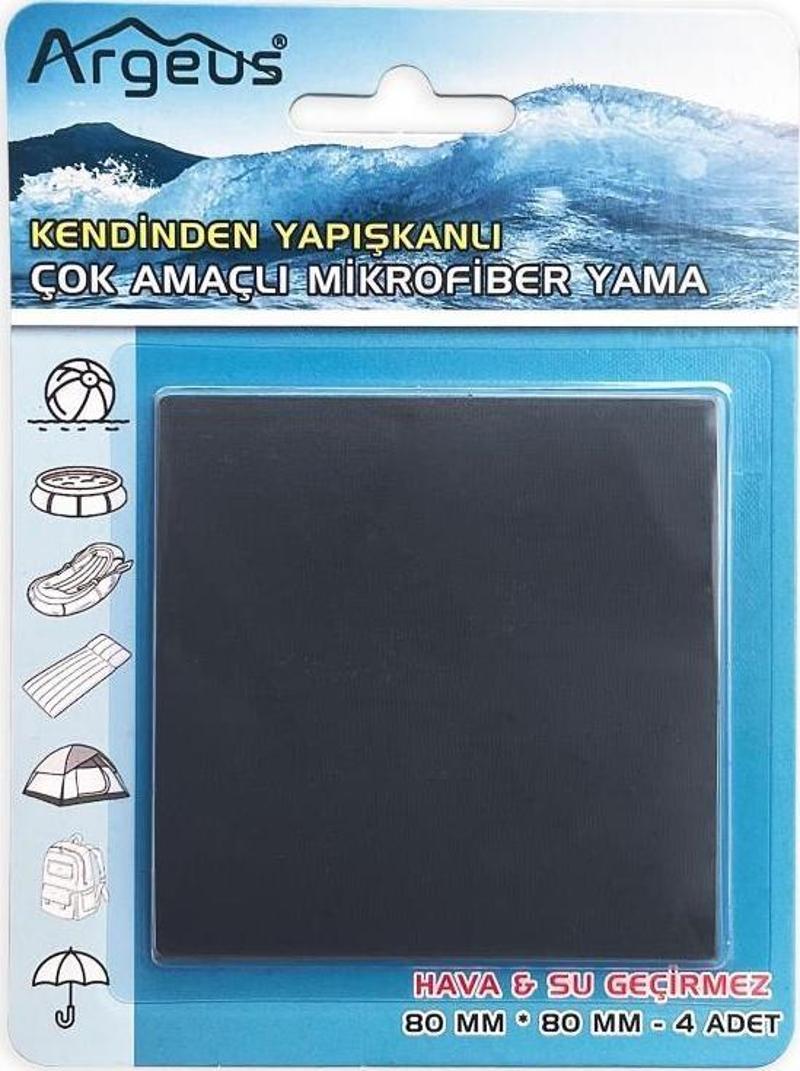 Kendinden Yapışkanlı Tamir Yaması (Mont, Şemsiye, Şişme Yatak) Antrasit