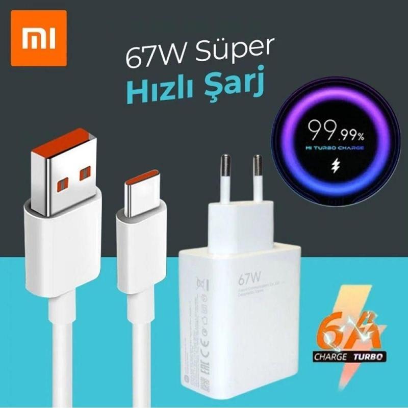 Xiaomi 67Watt "Ultra Ultra Plus Hızlı" Şarj Seti Kutu Çıkması Orj