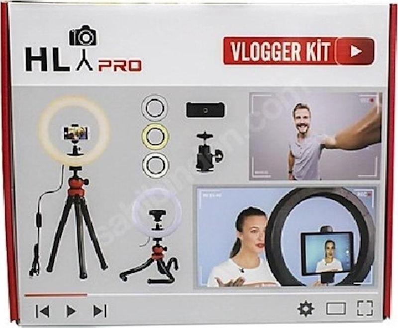 Vlogger Kit Youtuber Ring Light Işık Seti