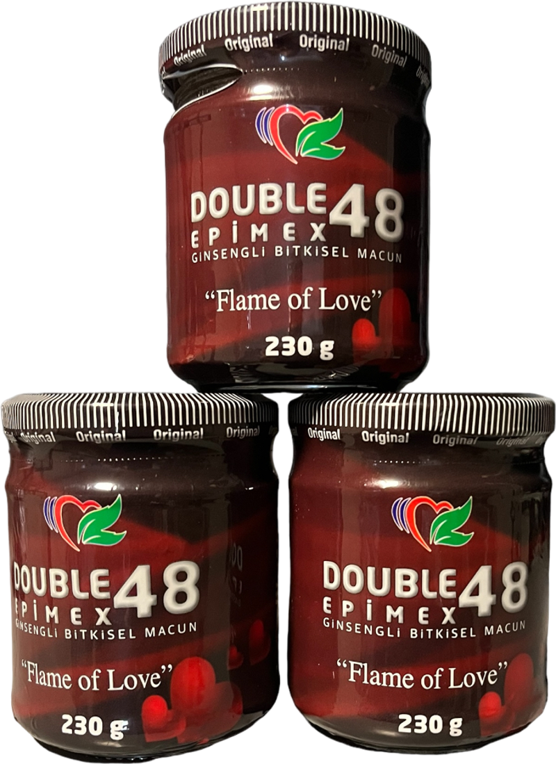 Double Epimex 48 Ginseng Ballı Keçiboynuzlu Macunu 230 gr 3-Kutu