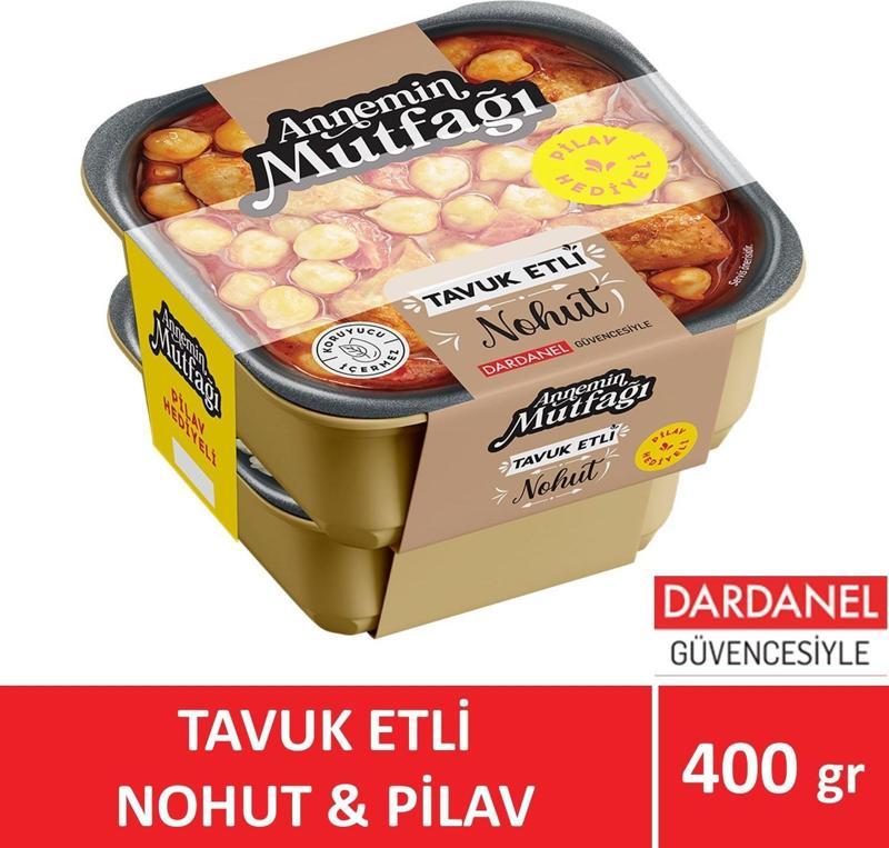 Annemin Mutfağı Hazır Yemek Tavuk Etli Nohut 200 gr & Pilav 200 gr