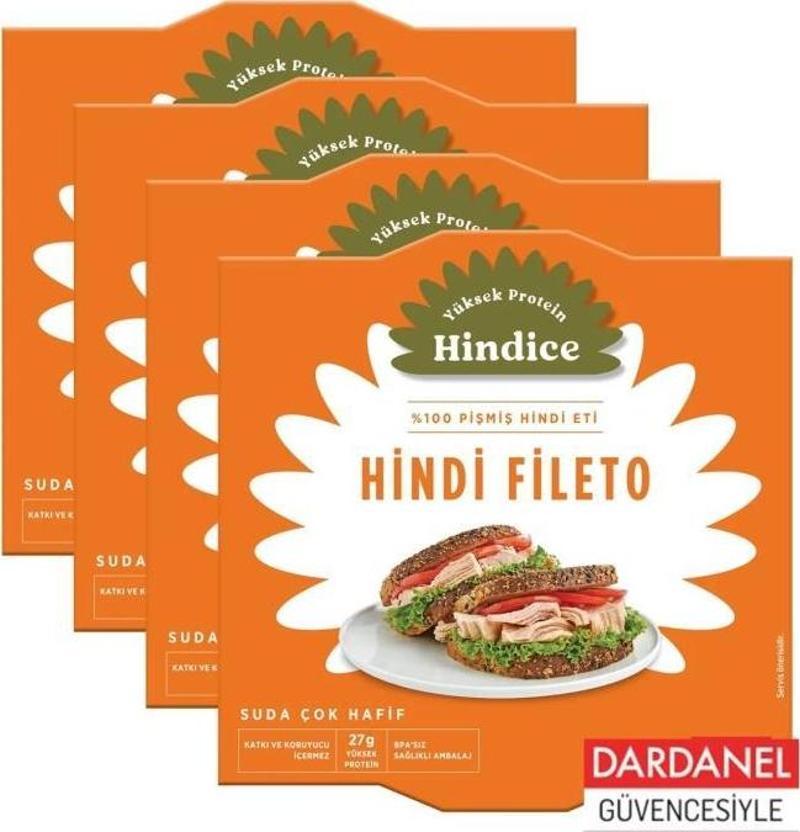 Hindice Aç Ye Hazır Yemek Hindi Fileto Suda 140 gr x4 Adet