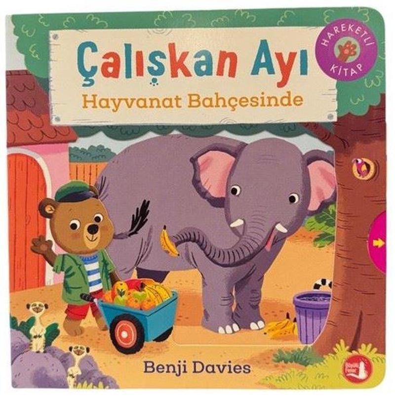 Çalışkan Ayı - Hayvanat Bahçesinde - Hareketli Kitap