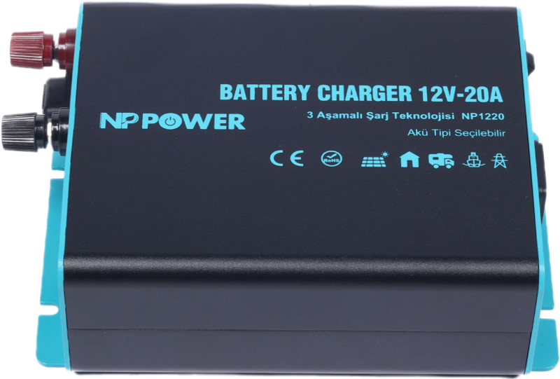 NP Power 12V 20A Akü Şarj Cihazı