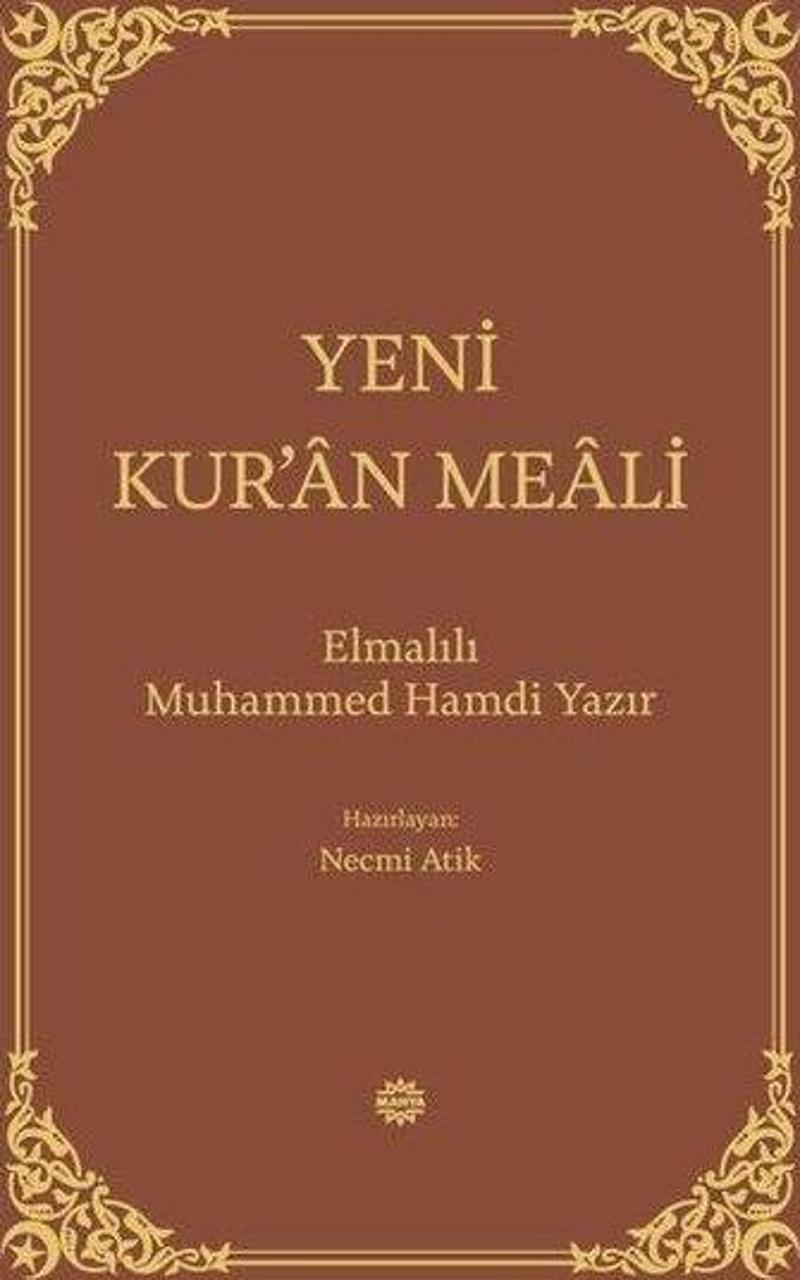 Yeni Kur'an Meali - Bez Ciltli