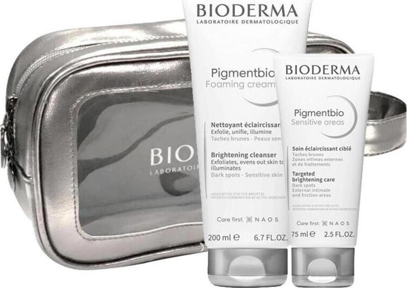 Pigmentbio Foaming Cream 200 ml + Pigmentbio Sensitive Areas 75 ml + 40 ml Çantalı