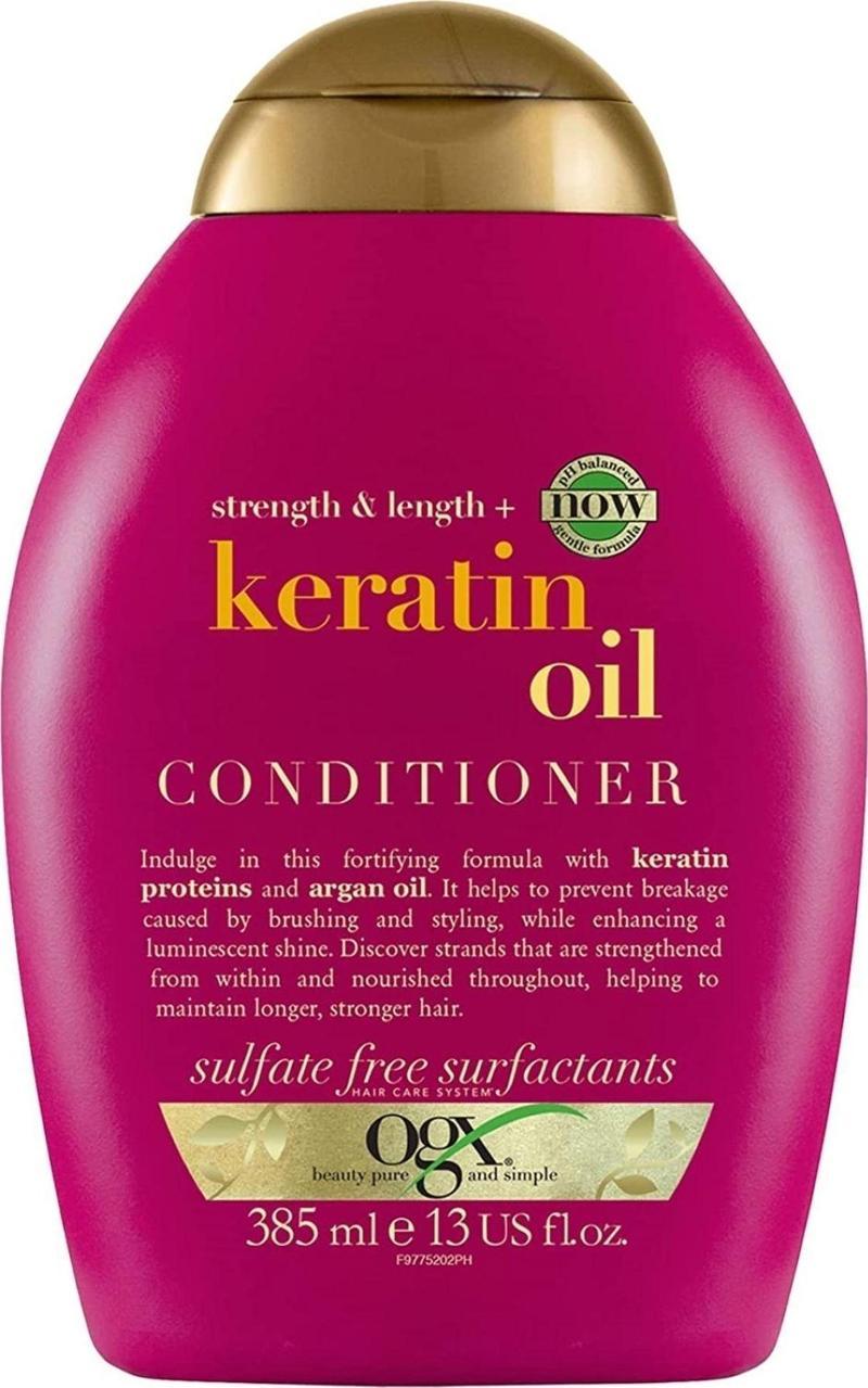 Keratin Oil Conditioner-Kırılma Karşıtı Güçlendirici Bakım Kremi 385 Ml