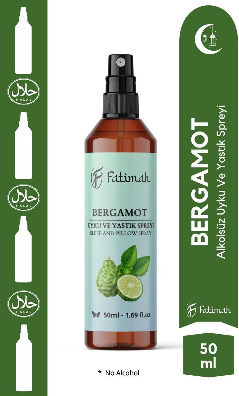 Doğal Bergamot Kokulu Alkolsüz Uyku Ve Yastık Spreyi Natural Sleep And Pıllow Spray 50 Ml