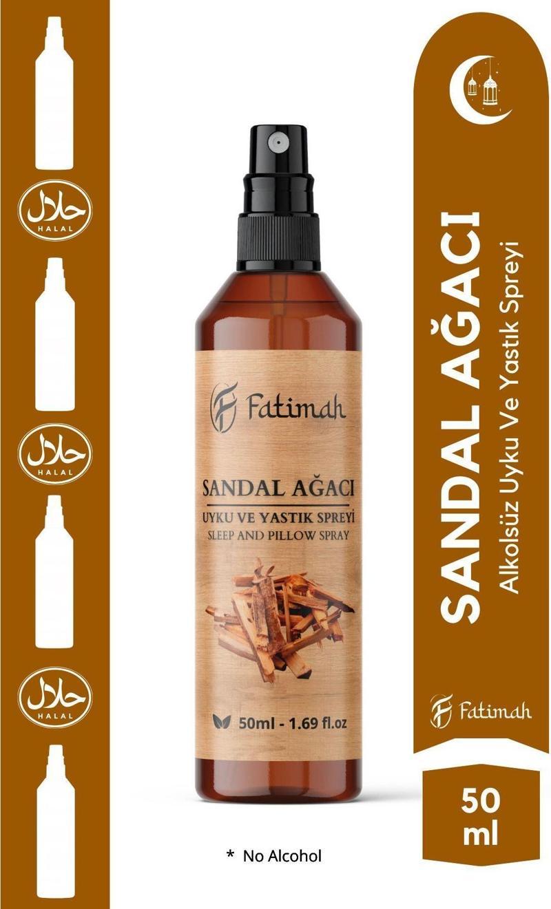 Doğal Sandal Ağacı Kokulu Alkolsüz Uyku Ve Yastık Spreyi Natural Sleep And Pıllow Spray 50 Ml