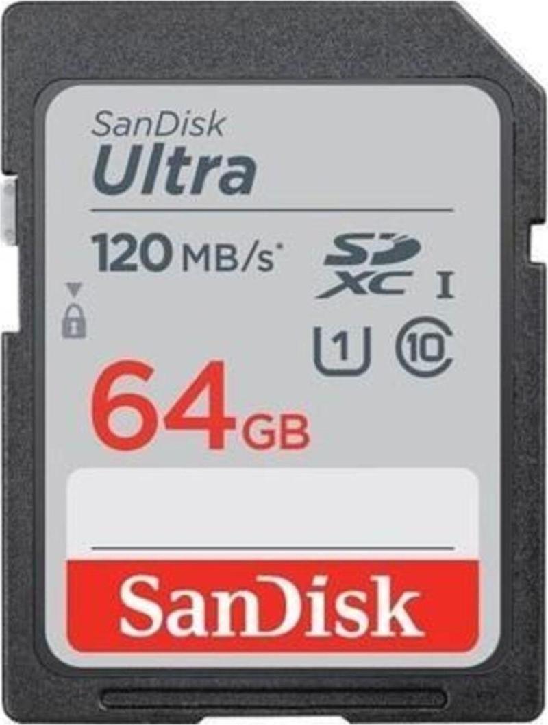 64Gb Sd Ultra 120Mb/S Sdxc Hafıza Kartı Sdsdun4-064G-Gn6In