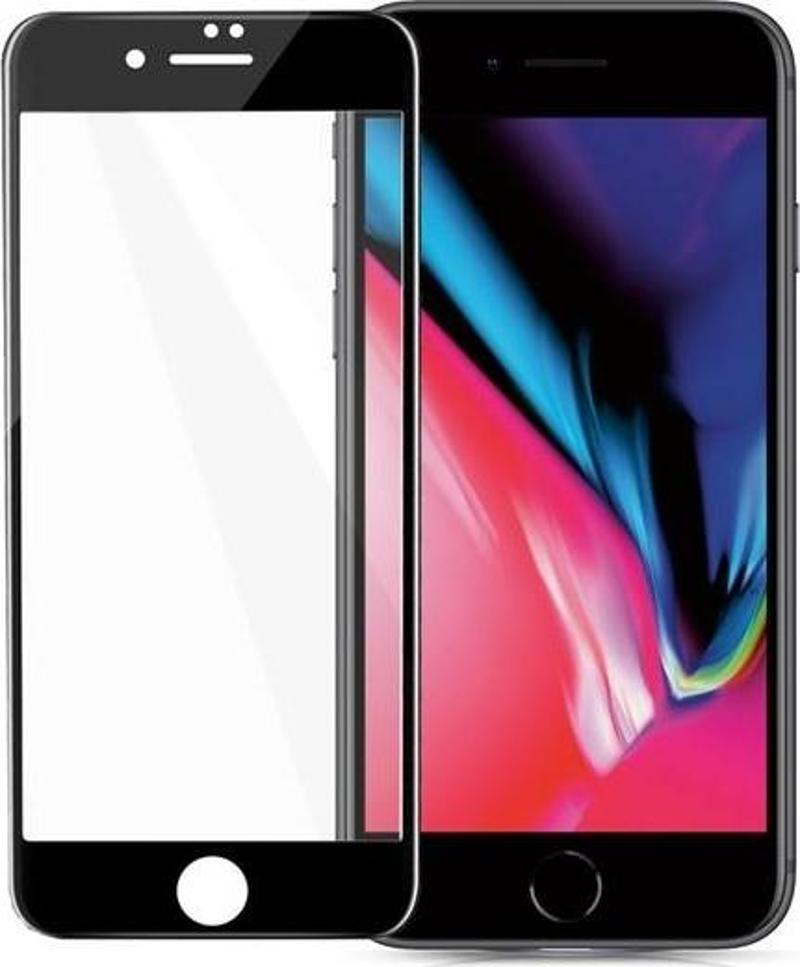 iPhone 8 / 7 ile Uyumlu Flexi 5D Ekran Koruyucu Black