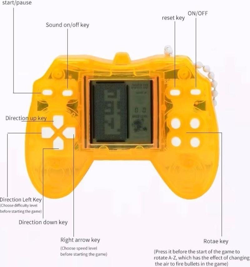 ANAHTARLIKLI OYUN KONSOLU TETRİS OYUN ATARİSİ