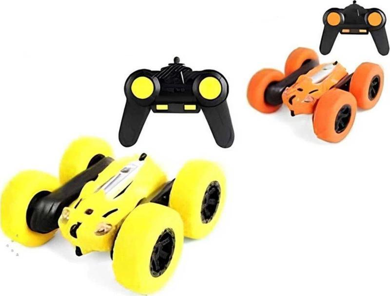 Oyuncak Uzaktan Kumandalı Çılgın Araba Stunt Racing TOY-3688-S1 (Karışık Renk 1 Adet)