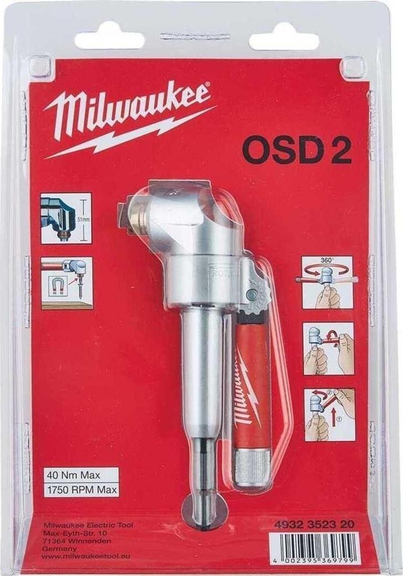 Mi̇lwaukee Vi̇dalama -Delme&Vi̇dalama Köşe Adaptörü Osd2