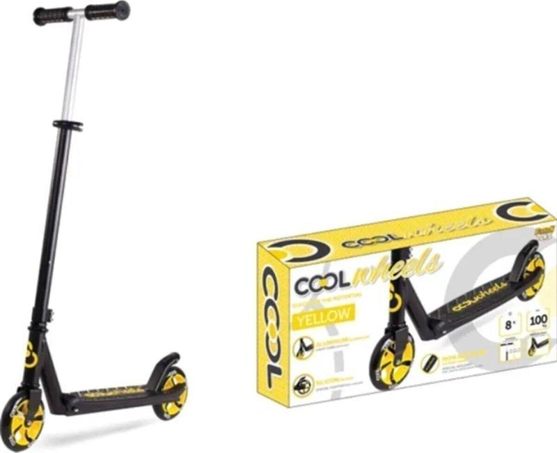 Cool Whels 2 Tekerli Frenli Katlanır Pembe Scooter +8 Yaş