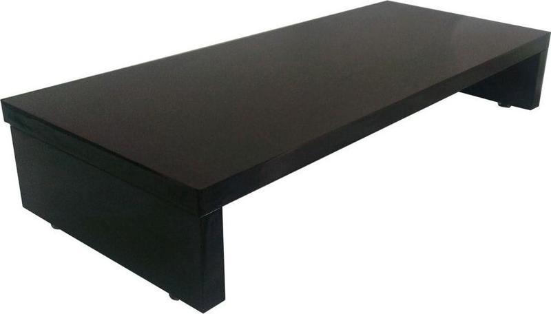 Lüks Parlak Siyah Mdf 16 cm Yüksekliğinde Ekran Yükseltici Monitör Stand 52 cm x 25 cm