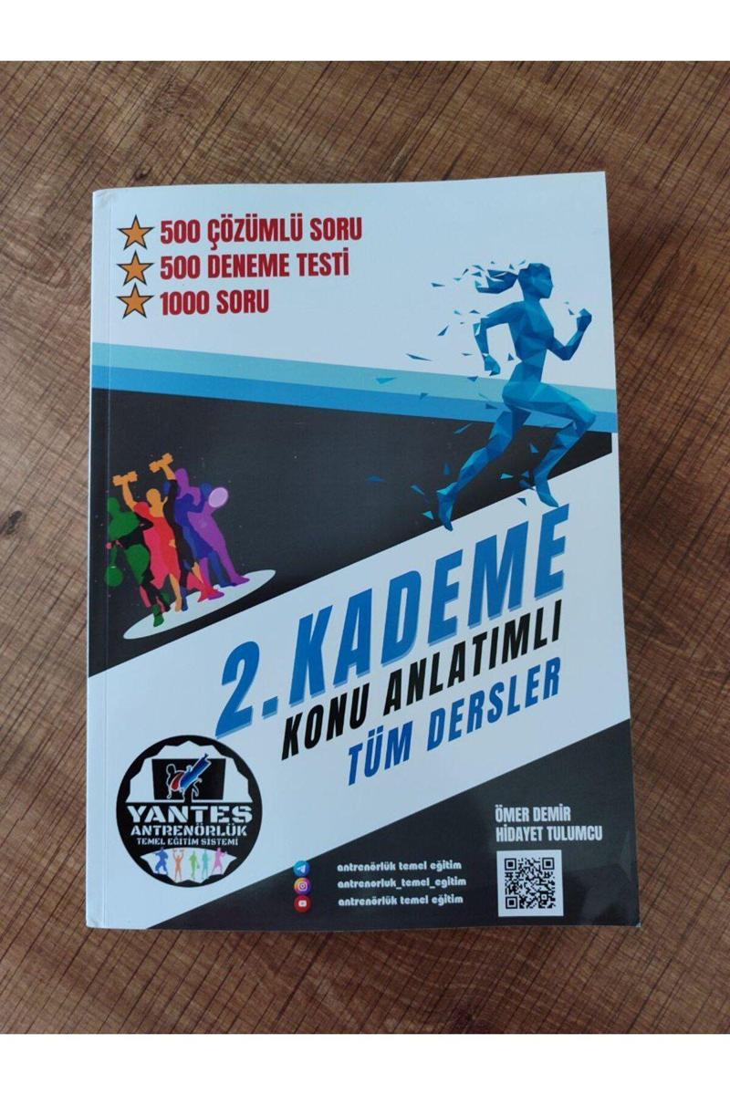 Yantes Antrenörlük Temel Eğitim 2. Kademe 1000 Soruluk Yardımcı Kaynak Kitap