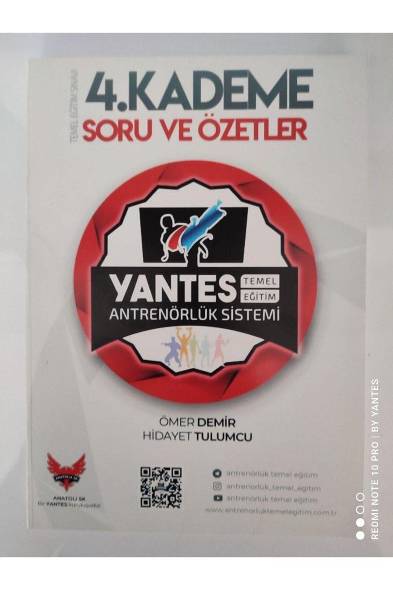 Yantes Antrenörlük Temel Eğitim 4. Kademe 1000 Soruluk Yardımcı Kaynak Kitap