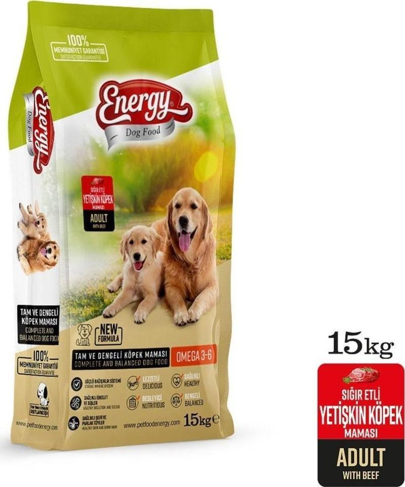 Sığır Etli Yetişkin Köpek Maması 15 Kg