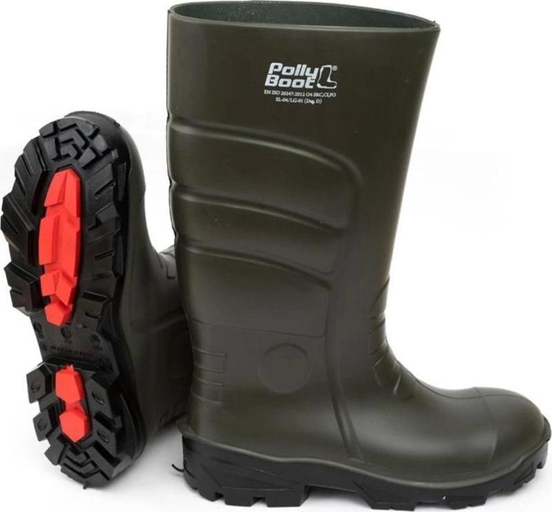 Polly Boot Galaxy 501 Haki Renk İş Çizmesi