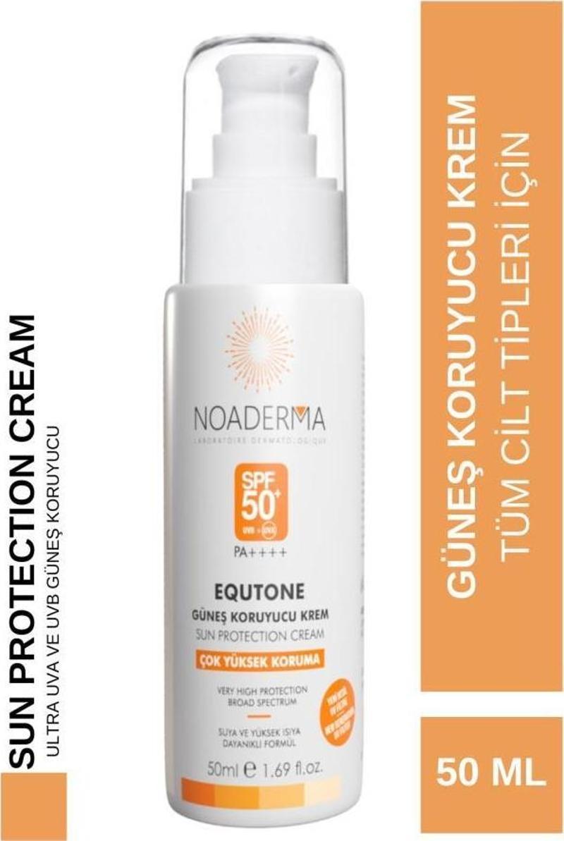 Equtone Leke Karşıtı Güneş Koruyucu Yeni Nesil Filtreli SPF50+ Krem 50 ml