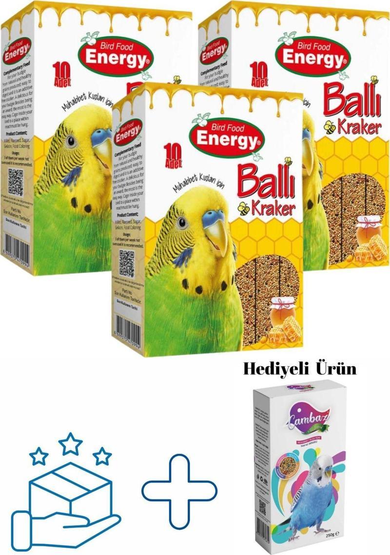 Şaşkın Meyveli Muhabbet Kuşu Krakeri 10'Lu - 3 Adet