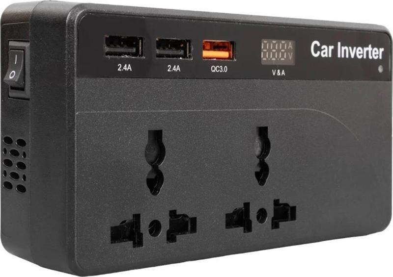 CZ-01 12/24 Volt 200 Watt 3 Usb Girişli Araç Power İnverter