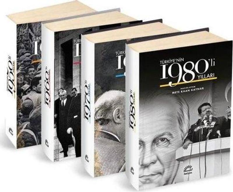 Türkiye'nin 1950 1960 1970 1980' li Yılları Seti - 4 Kitap Takım