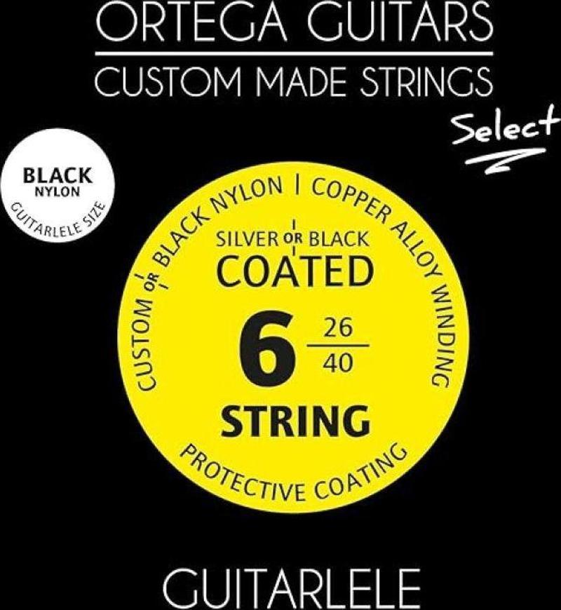 GTLSBK Black Nylon Select Guitarlele Teli (026/.040)