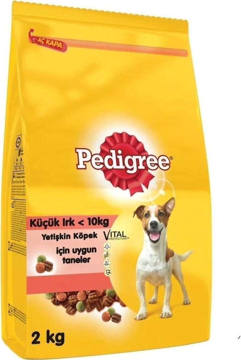 Pedıgree® Küçük Köpek Biftekli Ve Sebzeli Kuru Mama 2 Kg X 6 Paket