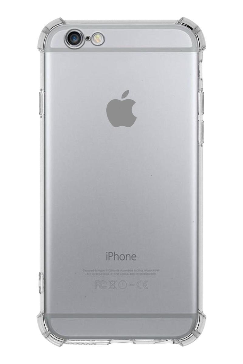 Kılıfmania Apple iPhone 6 Kapak Köşe Korumalı Airbag Antishock Silikon Kılıf