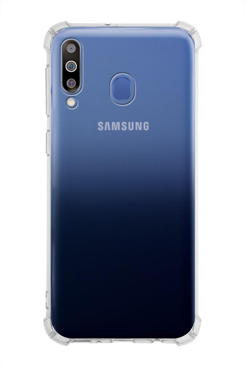 KZY İletişim Samsung Galaxy M30 Kapak Köşe Korumalı Airbag Antishock Silikon Kılıf