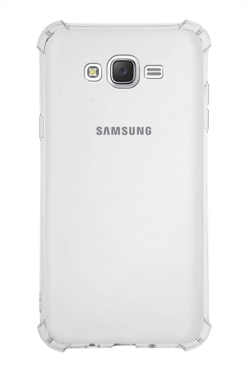 KZY İletişim Samsung Galaxy J7 Kapak Köşe Korumalı Airbag Antishock Silikon Kılıf