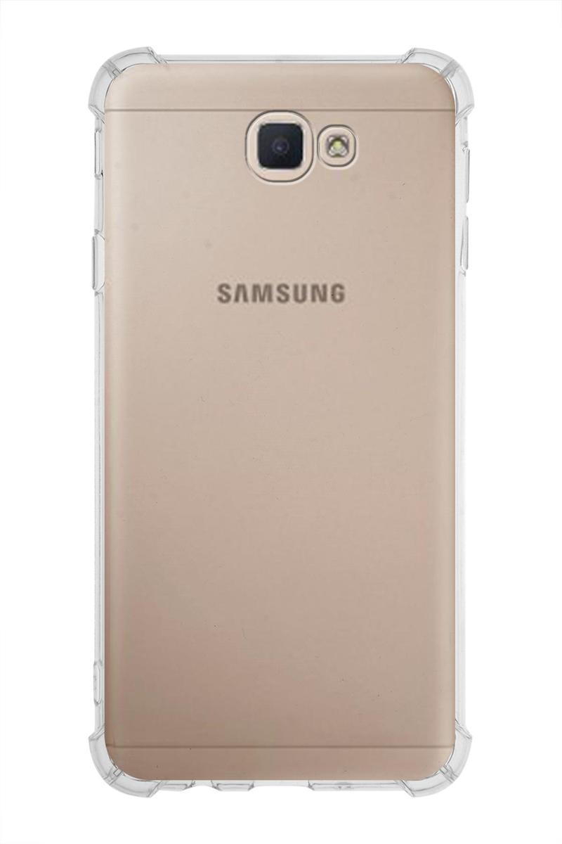 KZY İletişim Samsung Galaxy J7 2 Prime Kapak Köşe Korumalı Airbag Antishock Silikon Kılıf