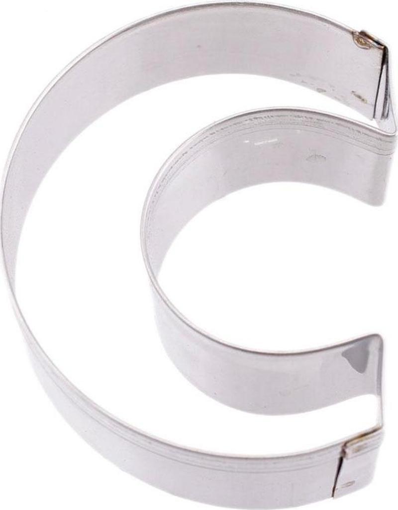 Kek Kurabiye Ve Pasta Kalıbı Metal C Harfİ Büyük Boy Alfabe 8.5 CM