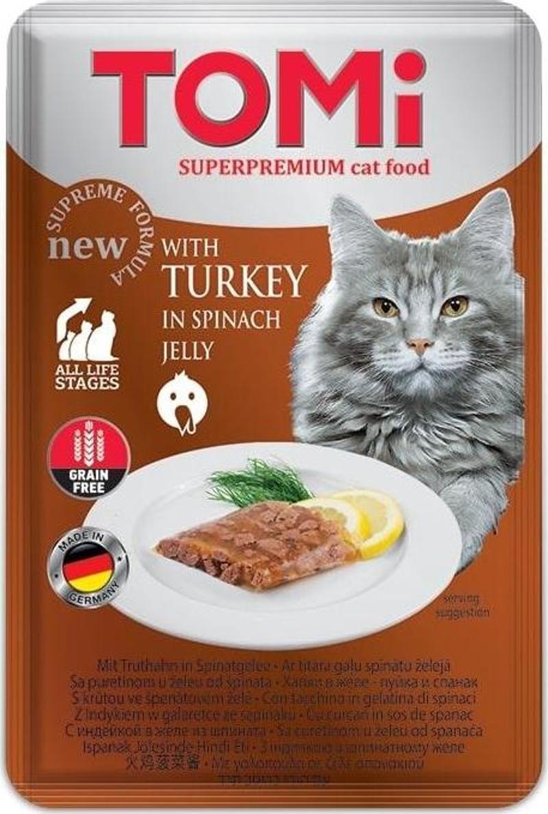 Kedi Hindi & Ispanak Tahılsız Pouch Mama 100gr (pate)