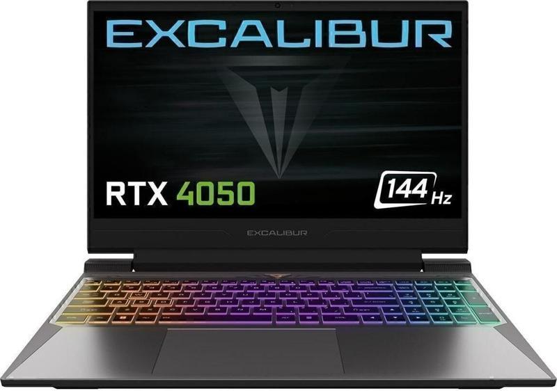 Excalibur G870.1270-DVA0X-B I7-12700H 32GB RAM 500GB NVMe SSD GEN4 6GB RTX4050 DOS GAMING LAPTOP