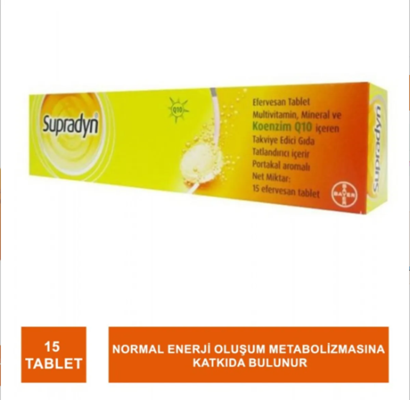 Koenzim Q10 15 Efervesan Tablet